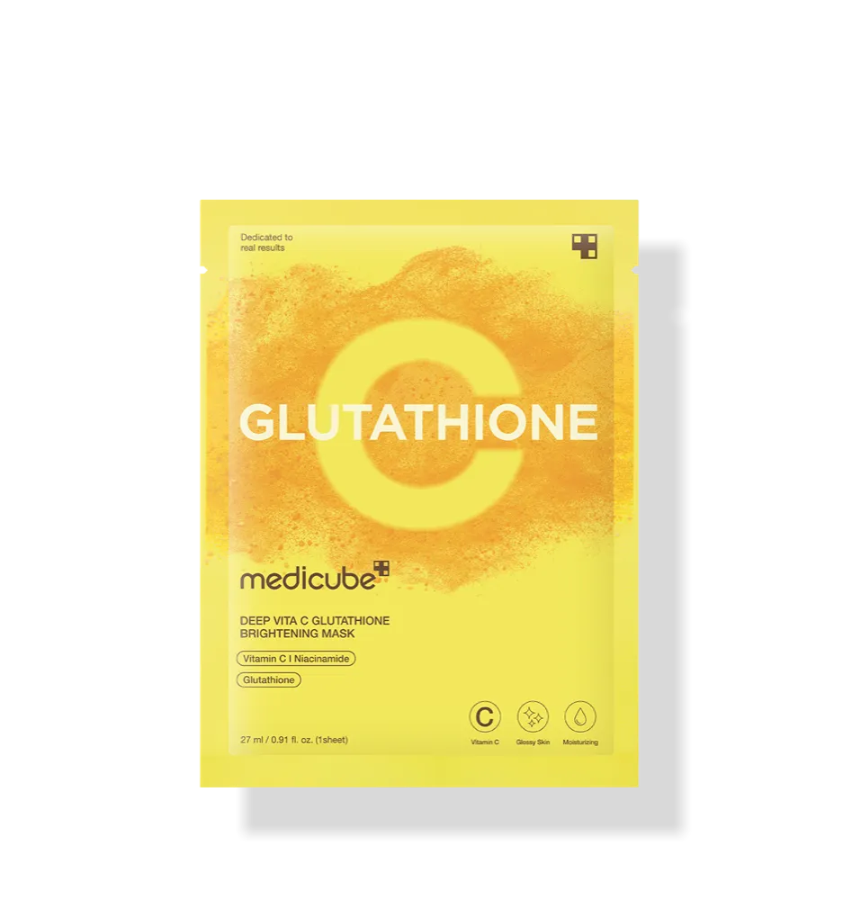 Medicube Deep Vita C Glutathione Brightening Mask 27ml