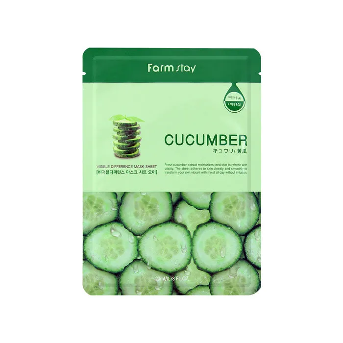 Farmstay Visible Difference Mask Sheet Cucumber 23ml