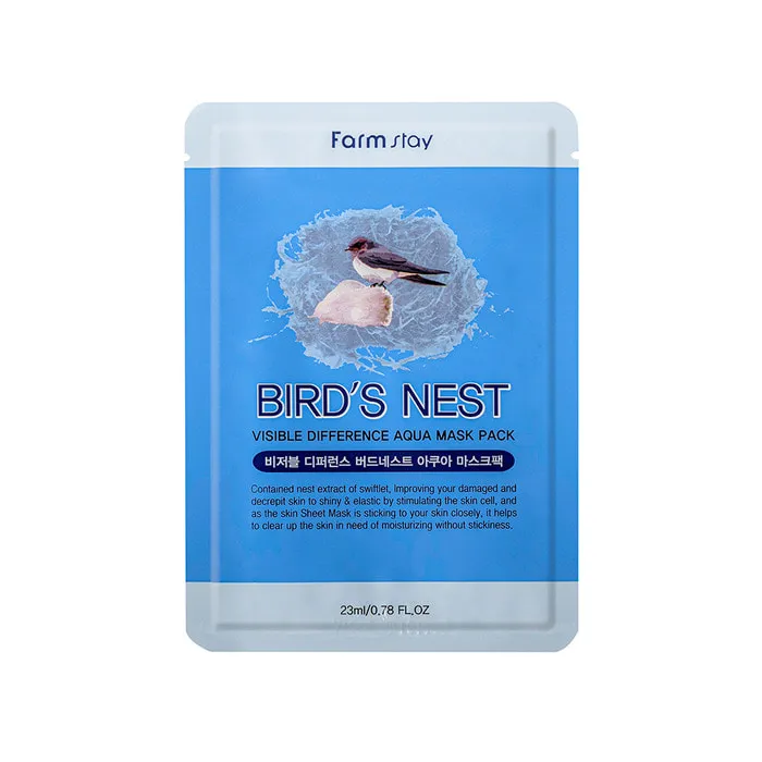 Farmstay Visible Difference Bird's Nest Aqua Mask Pack 23ml