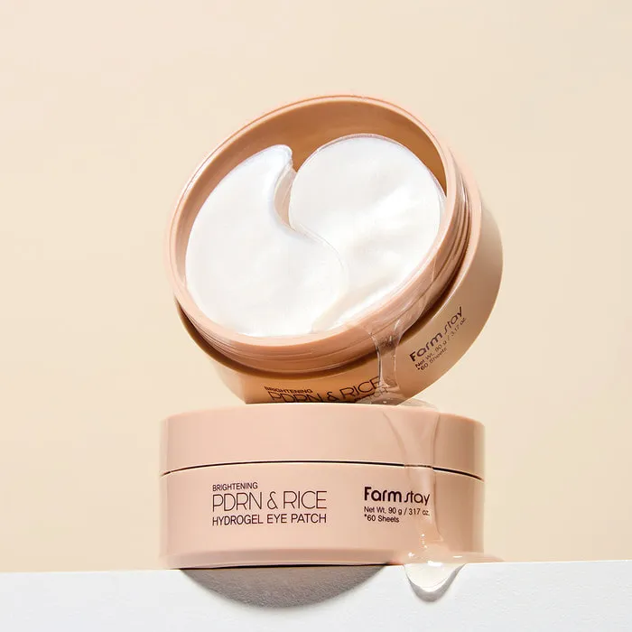 Farmstay Brightening PDRN & Rice Hydrogel Eye Patch 90g