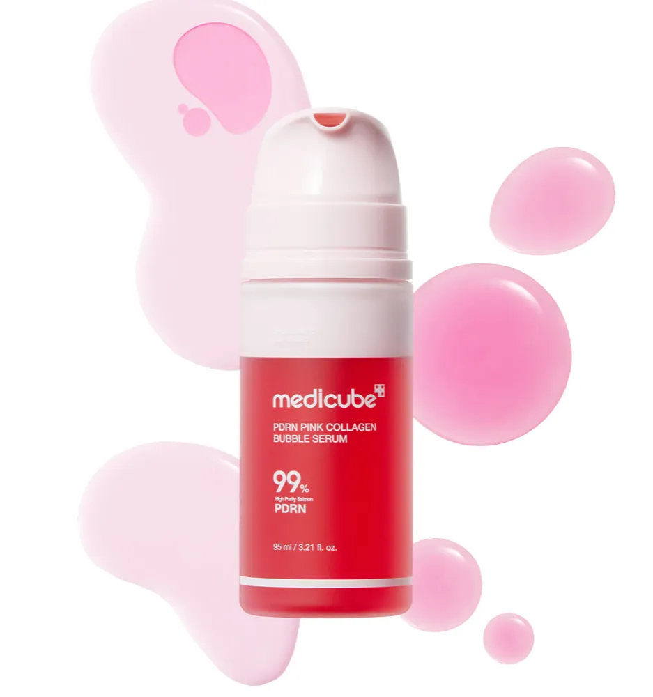 Medicube PDRN Pink Collagen Bubble Serum 95ml
