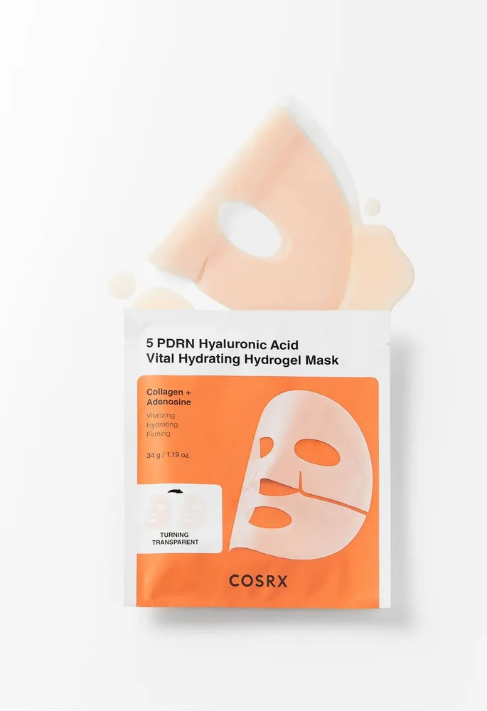 COSRX 5 PDRN Hyaluronic Acid Vital Hydrating Hydrogel Mask (3 x 34g)