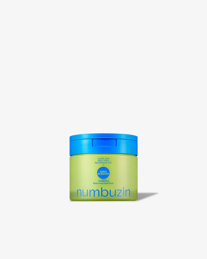 numbuzin No.0 Zero Blemish Azela Cica Balancing Dual Pads 210ml