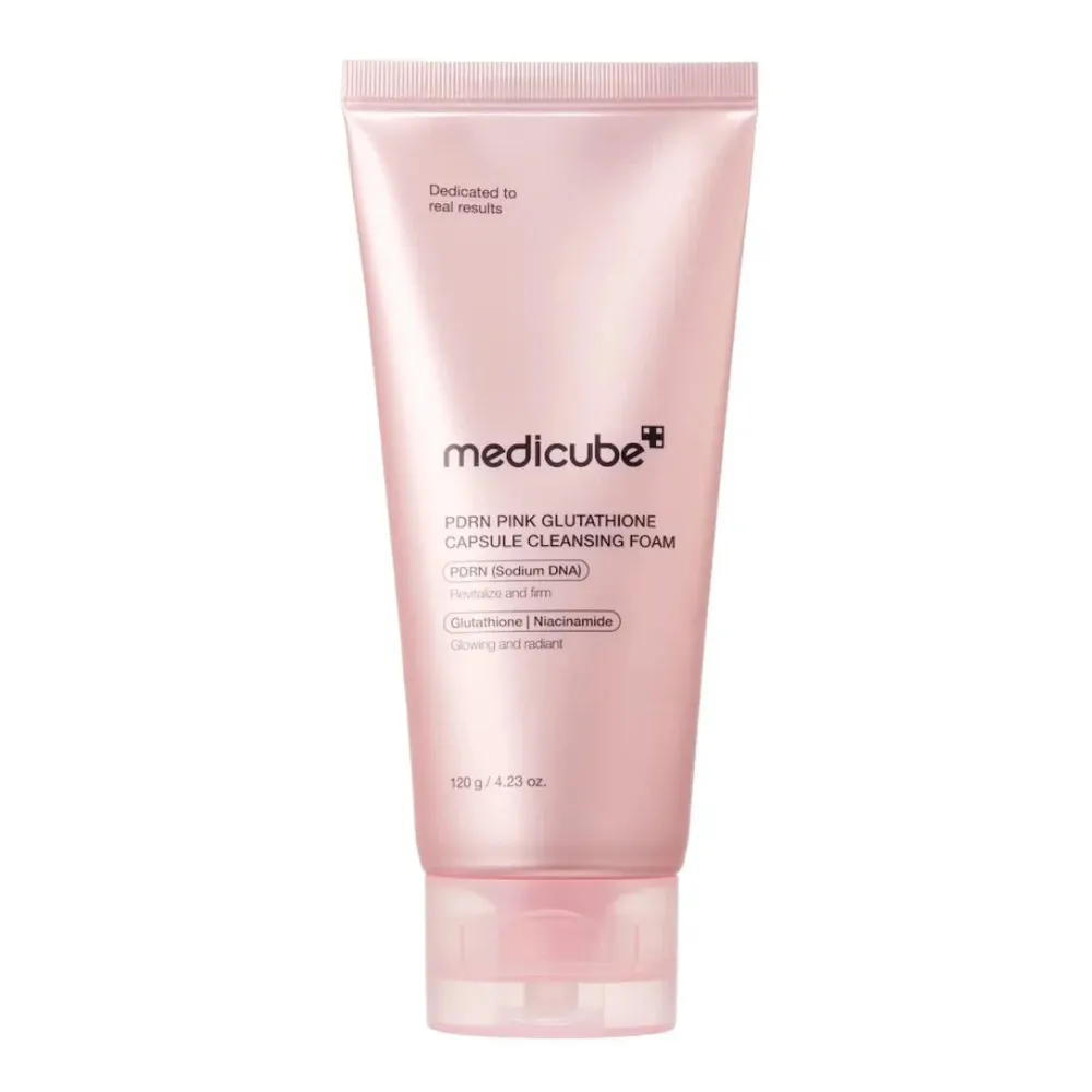 Medicube PDRN Pink Glutathione Capsule Cleansing Foam 120g