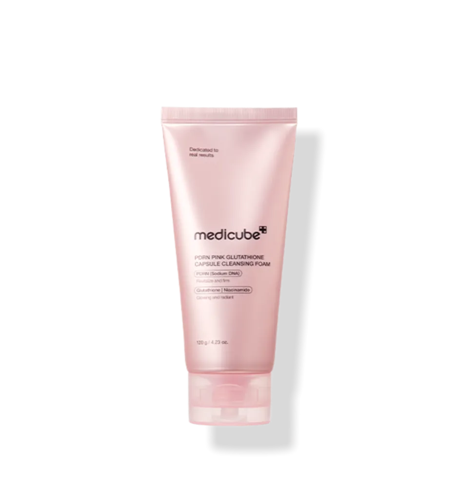 Medicube PDRN Pink Glutathione Capsule Cleansing Foam 120g