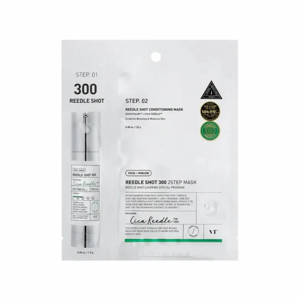 VT Cosmetics Reedle Shot 300 2Step Mask 1.5g + 25g
