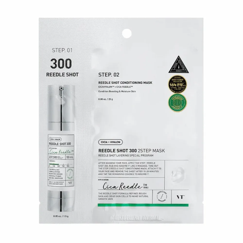 VT Cosmetics Reedle Shot 300 2Step Mask 1.5g + 25g
