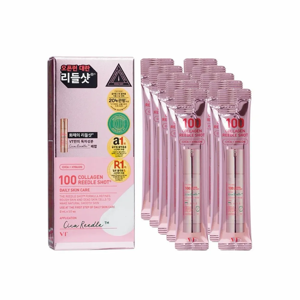 VT Cosmetics Collagen Reedle Shot 100 2ml x 10