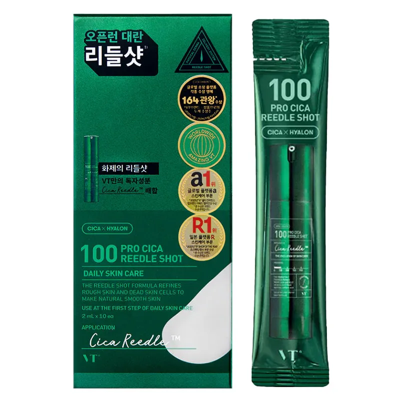VT Cosmetics Pro Cica Reedle Shot 100 2ml x 10