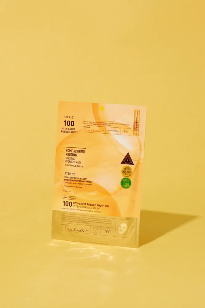 VT Cosmetics Vita-Light Reedle Shot 100 2Step Hydrogel Mask 1.5g + 33g