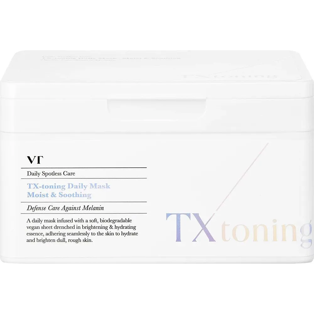 VT Cosmetics TX-Toning Daily Mask 30 Sheets