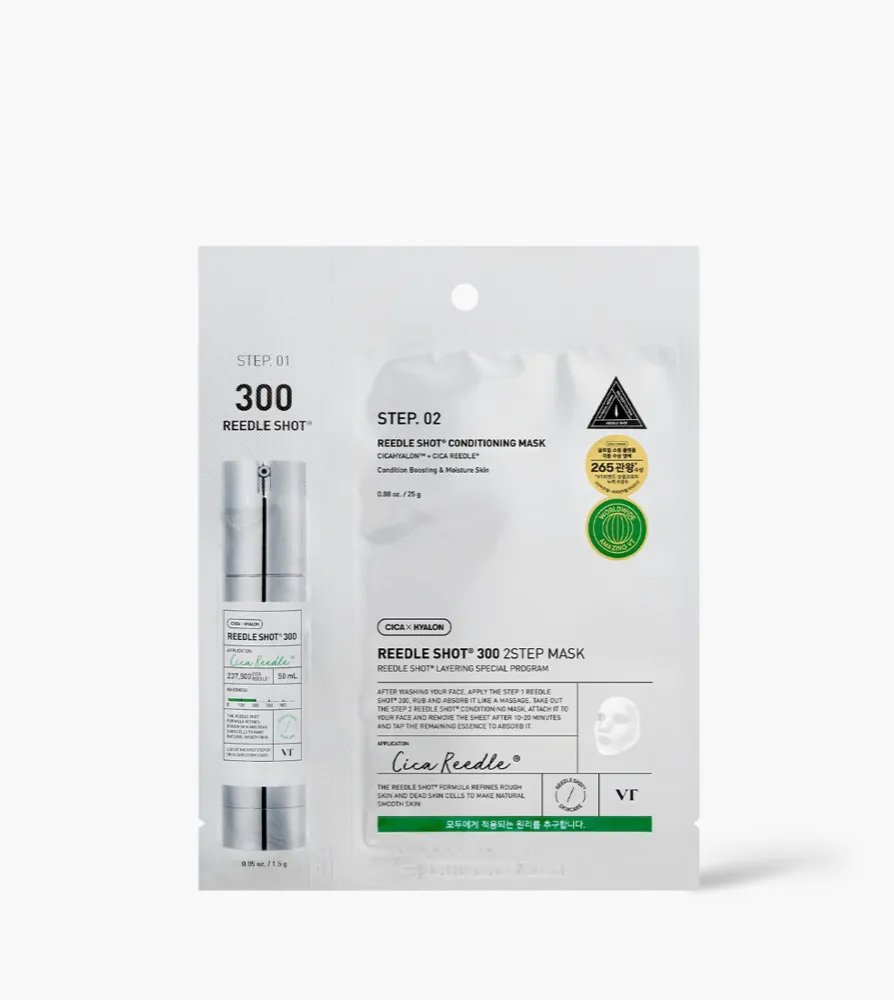VT Cosmetics Reedle Shot 300 2Step Mask 5 x (1.5g + 25g)