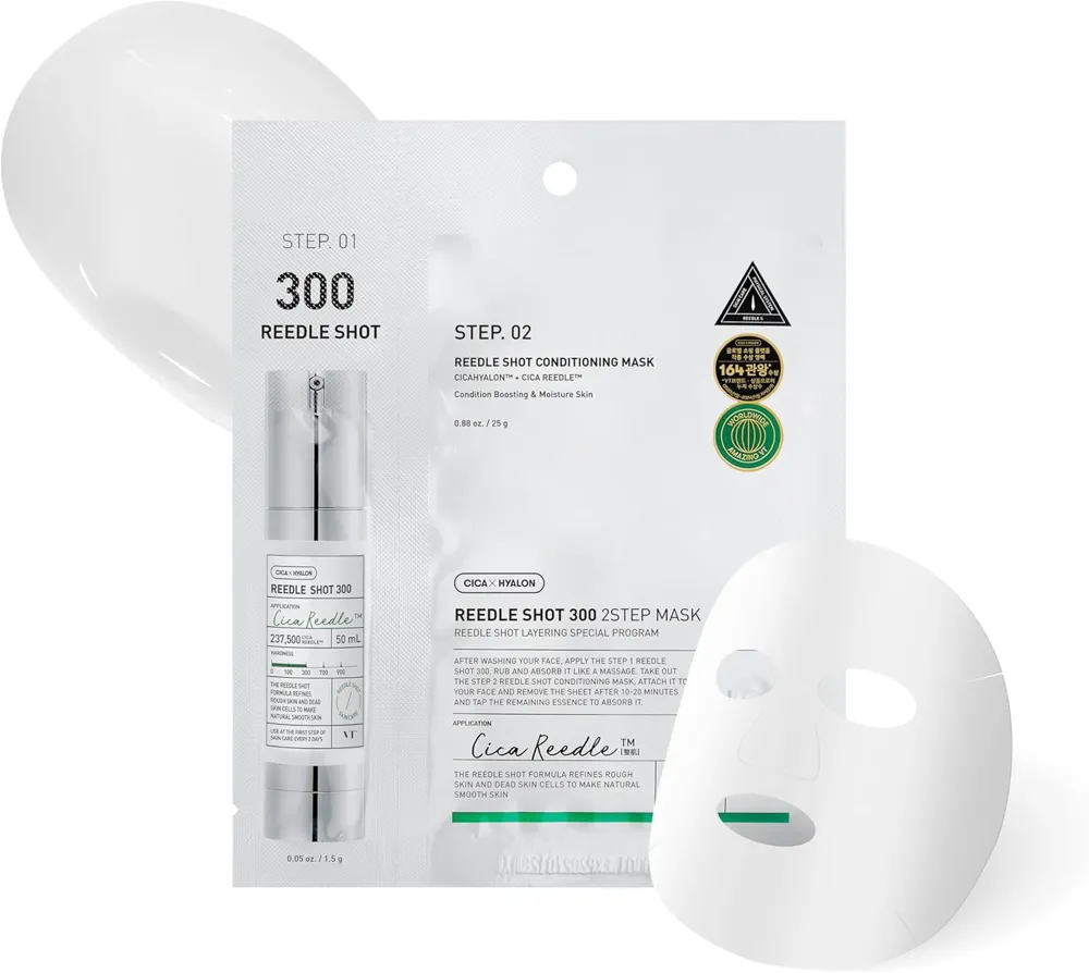 VT Cosmetics Reedle Shot 300 2Step Mask 5 x (1.5g + 25g)