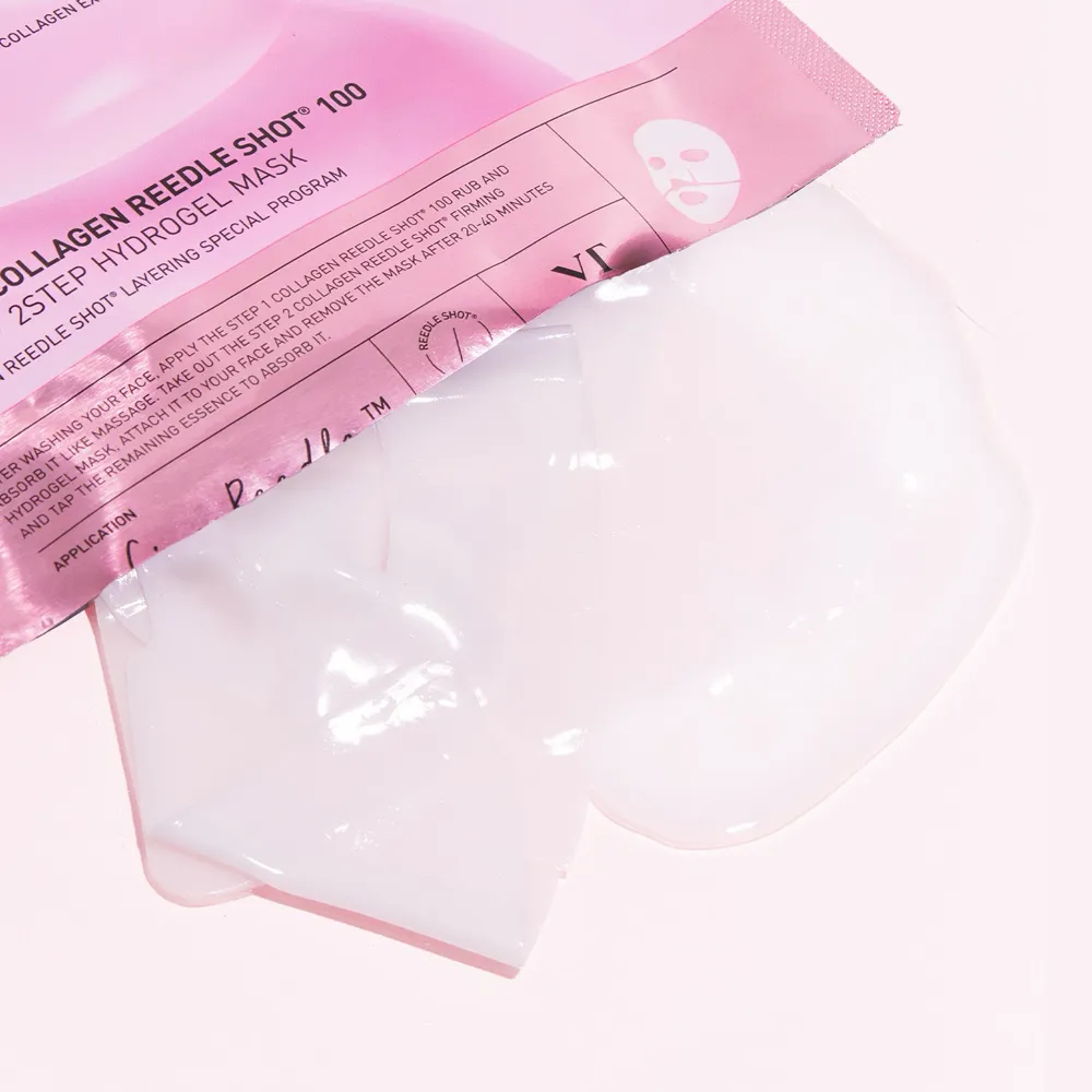 VT Cosmetics Collagen Reedle Shot 100 2Step Hydrogel Mask 4 x (1.5g + 33g)