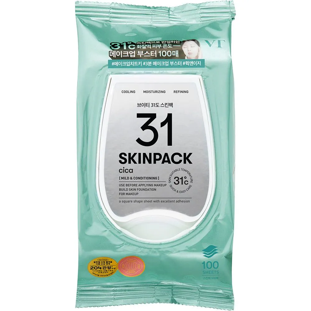 VT Cosmetics Mild Skin Pack Cica 100 Sheets