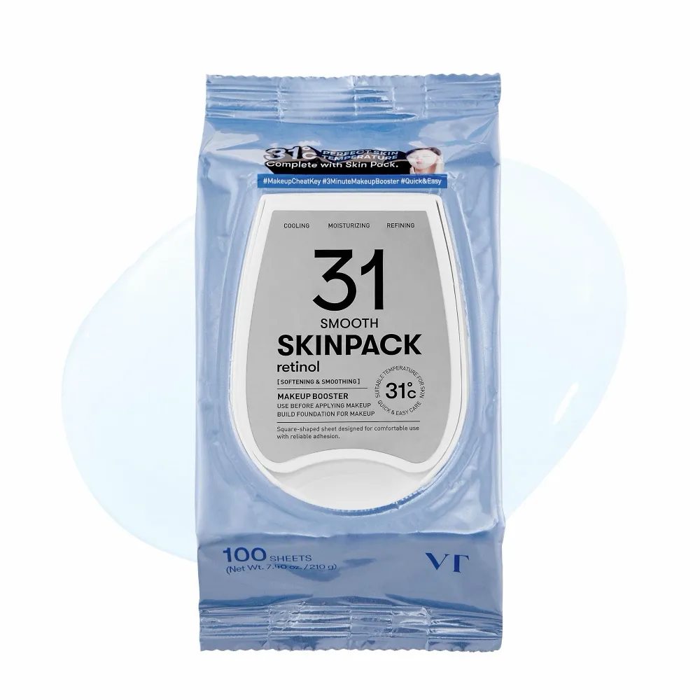VT Cosmetics Smooth Skin Pack Retinol 100 Sheets