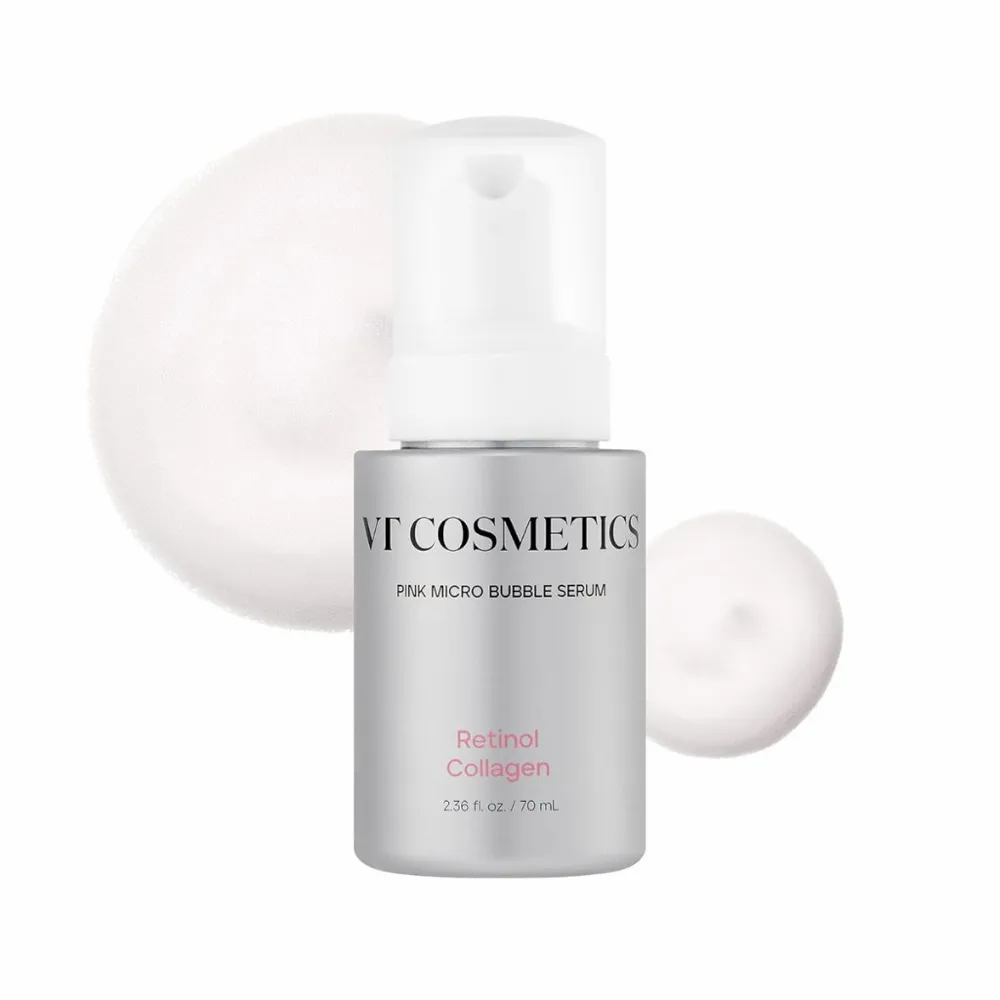 VT Cosmetics Retinol Collagen Pink Micro Bubble Serum 70ml