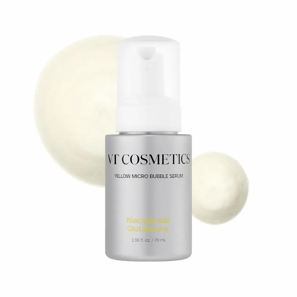 VT Cosmetics Niacinamide Glutathione Yellow Micro Bubble Serum 70ml