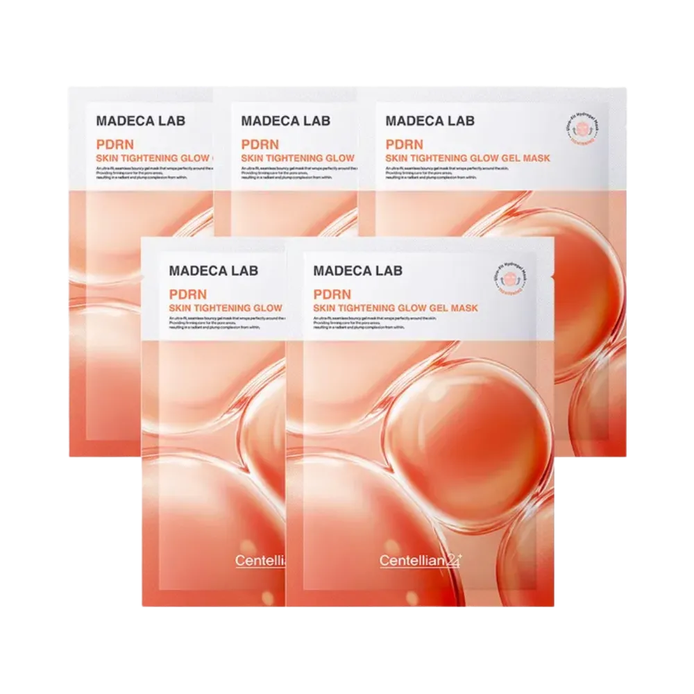 Centellian24 Madeca Lab PDRN Skin Tightening Glow Gel Mask 5 x 22g