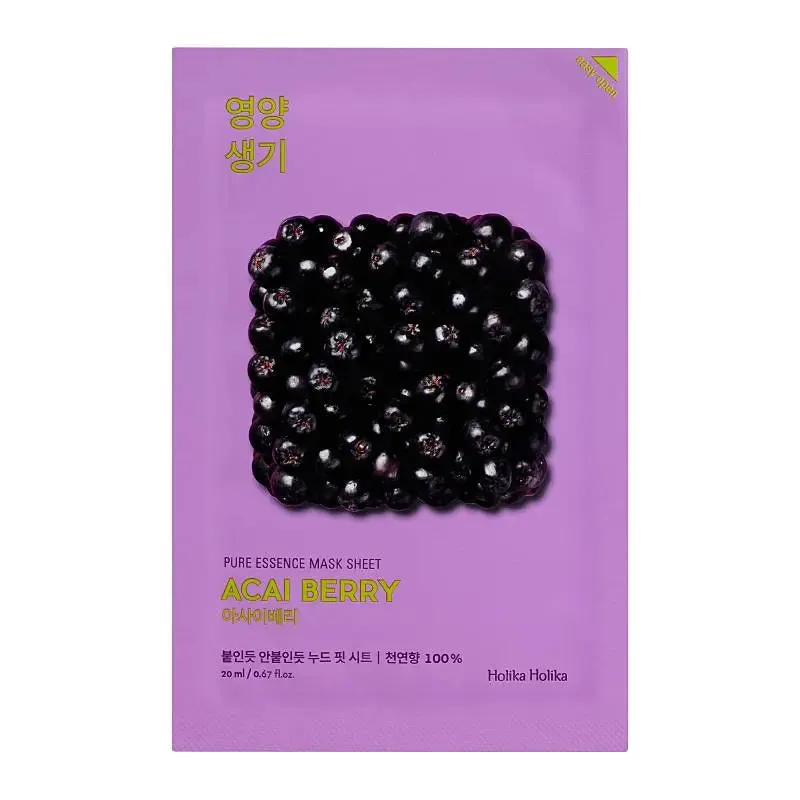 Holika Holika Pure Essence Mask Sheet - Acaiberry 20ml