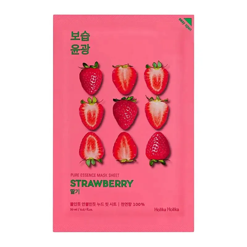 Holika Holika Pure Essence Mask Sheet - Strawberry 20ml