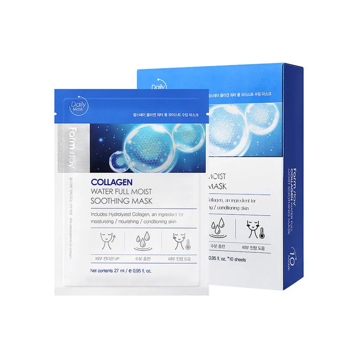 Farmstay Collagen Water Full Moist Soothing Mask 27ml