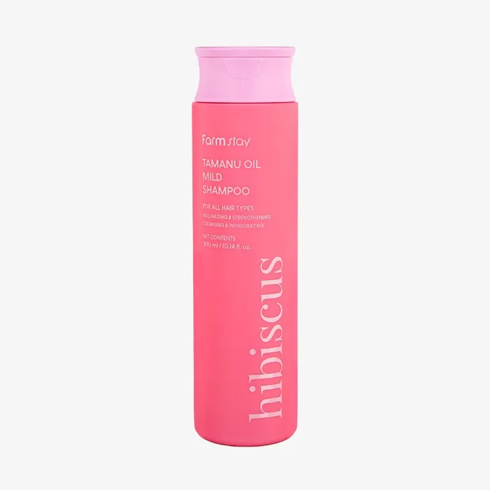 Farmstay Tamanu Oil Mild Shampoo Hibiscus 300ml
