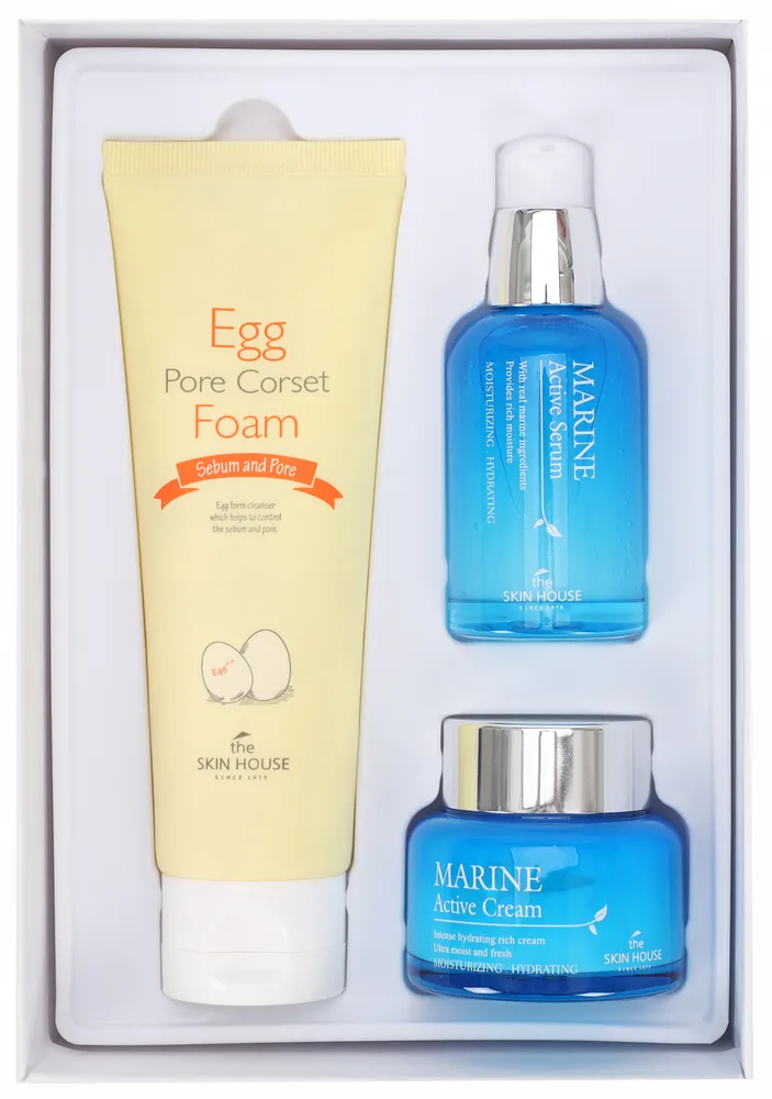 THE SKIN HOUSE Marine Active Gift Set 120ml + 50ml + 50ml