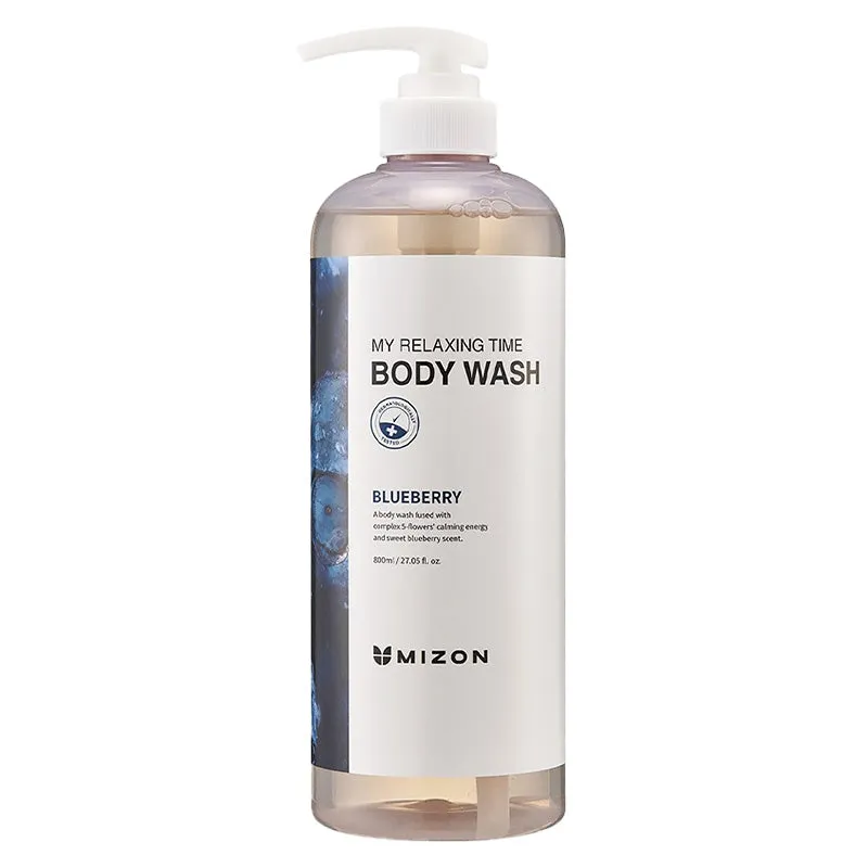 Mizon My Relaxing Time Body Wash Blueberry 800ml