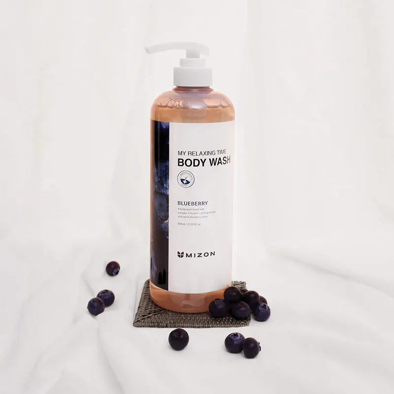 Mizon My Relaxing Time Body Wash Blueberry 800ml