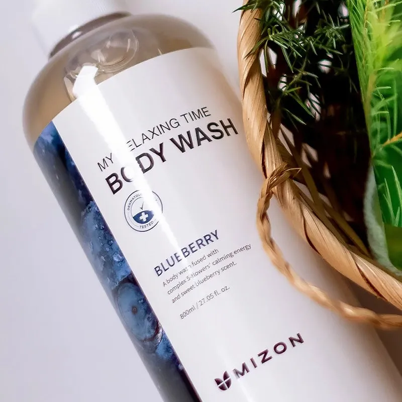 Mizon My Relaxing Time Body Wash Blueberry 800ml