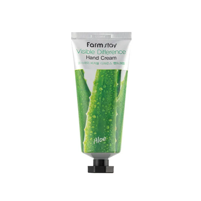 Farmstay Visible Difference Hand Cream Aloe 100g
