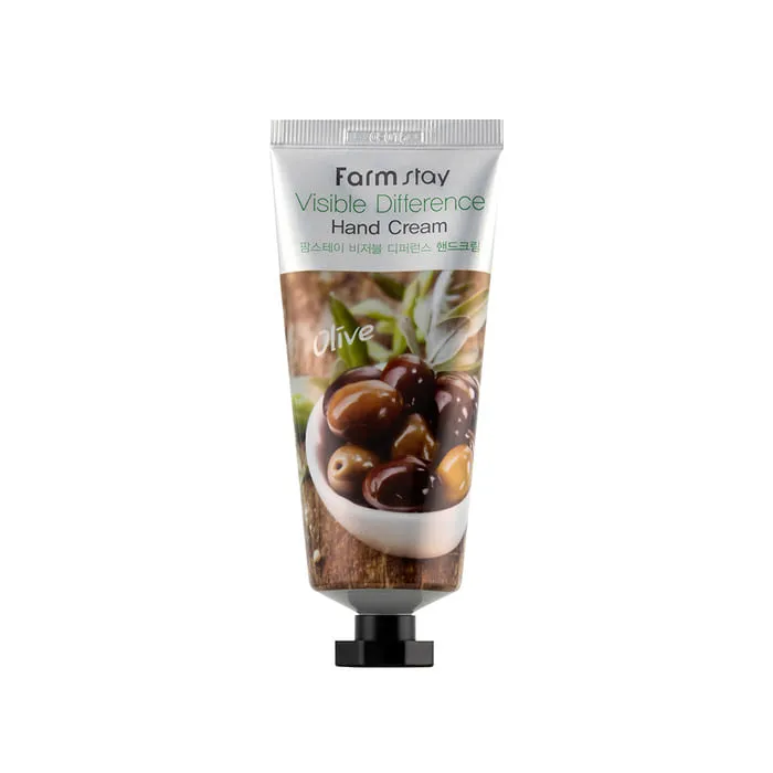 Farmstay Visible Difference Hand Cream Olive 100g