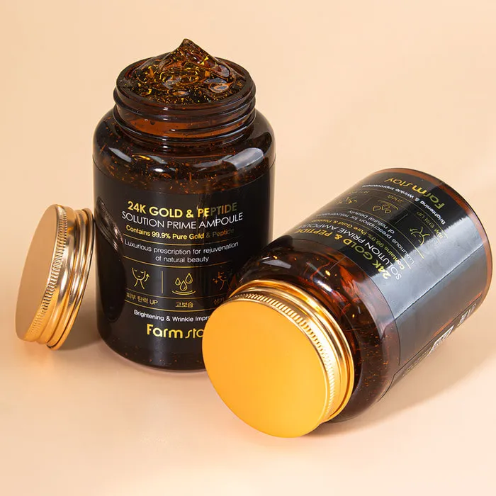 Farmstay 24K Gold & Peptide Solution Prime Ampoule 250ml