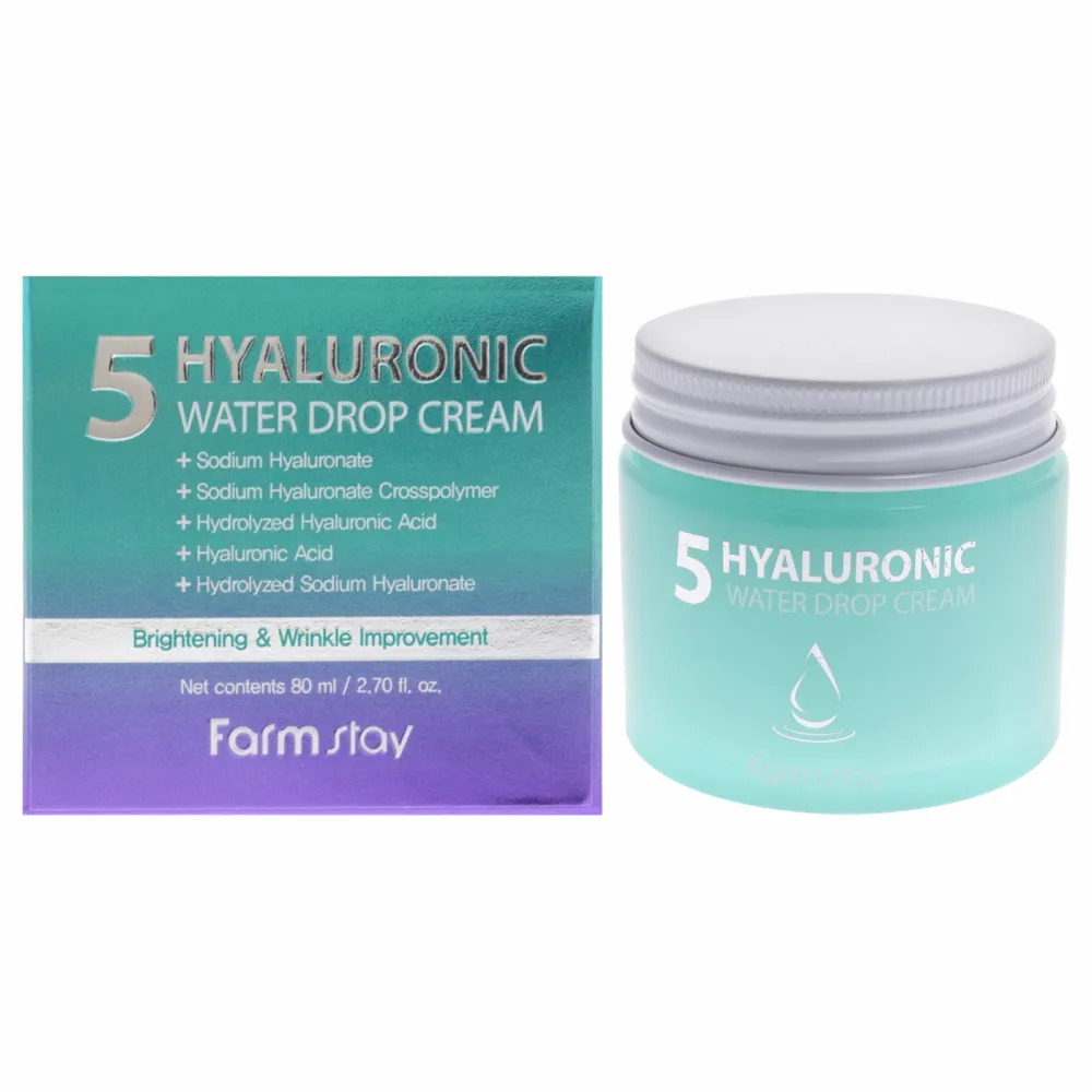 Farmstay Hyaluronic 5 Water Drop Cream 80ml