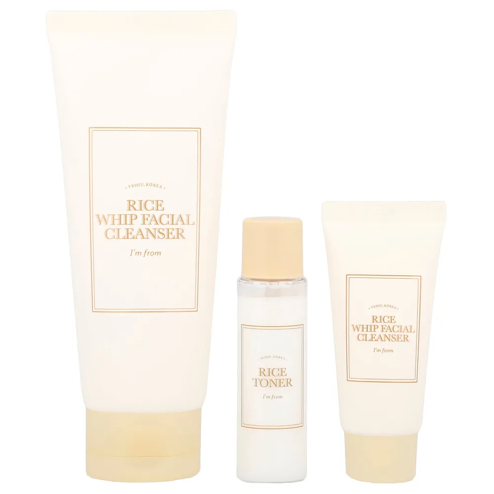I'm From Rice Whip Facial Cleanser Set 150ml + 30ml + 30ml