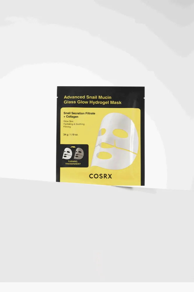COSRX Advanced Snail Mucin Glass Glow Hydrogel Mask 34g