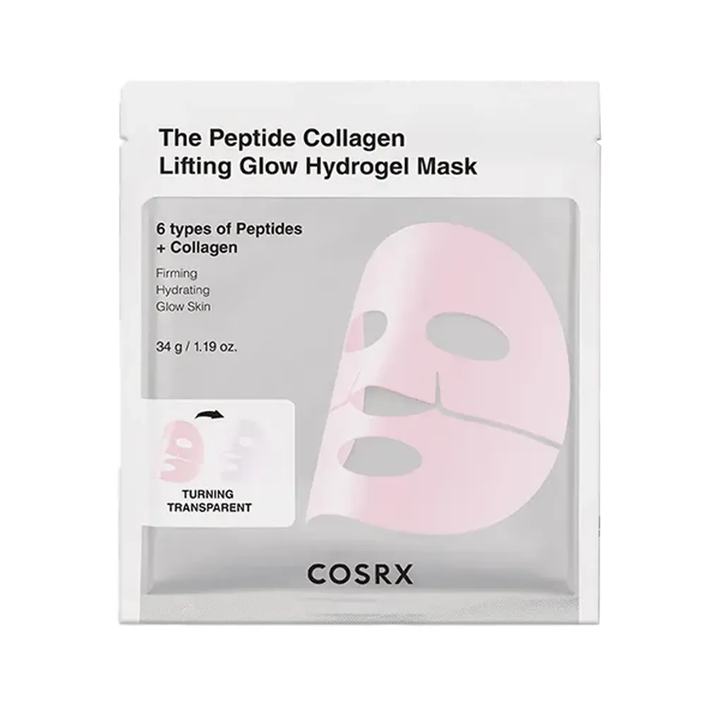 COSRX The Peptide Collagen Lifting Glow Hydrogel Mask (3 x 34g)