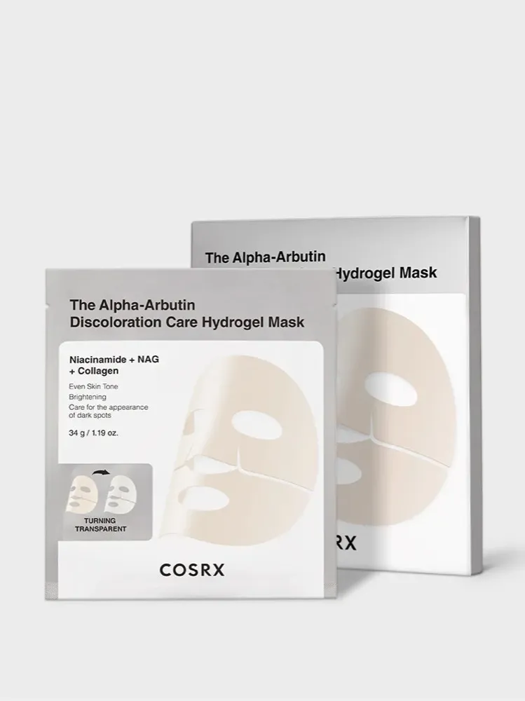 COSRX The Alpha-Arbutin Discoloration Care Hydrogel Mask 34g