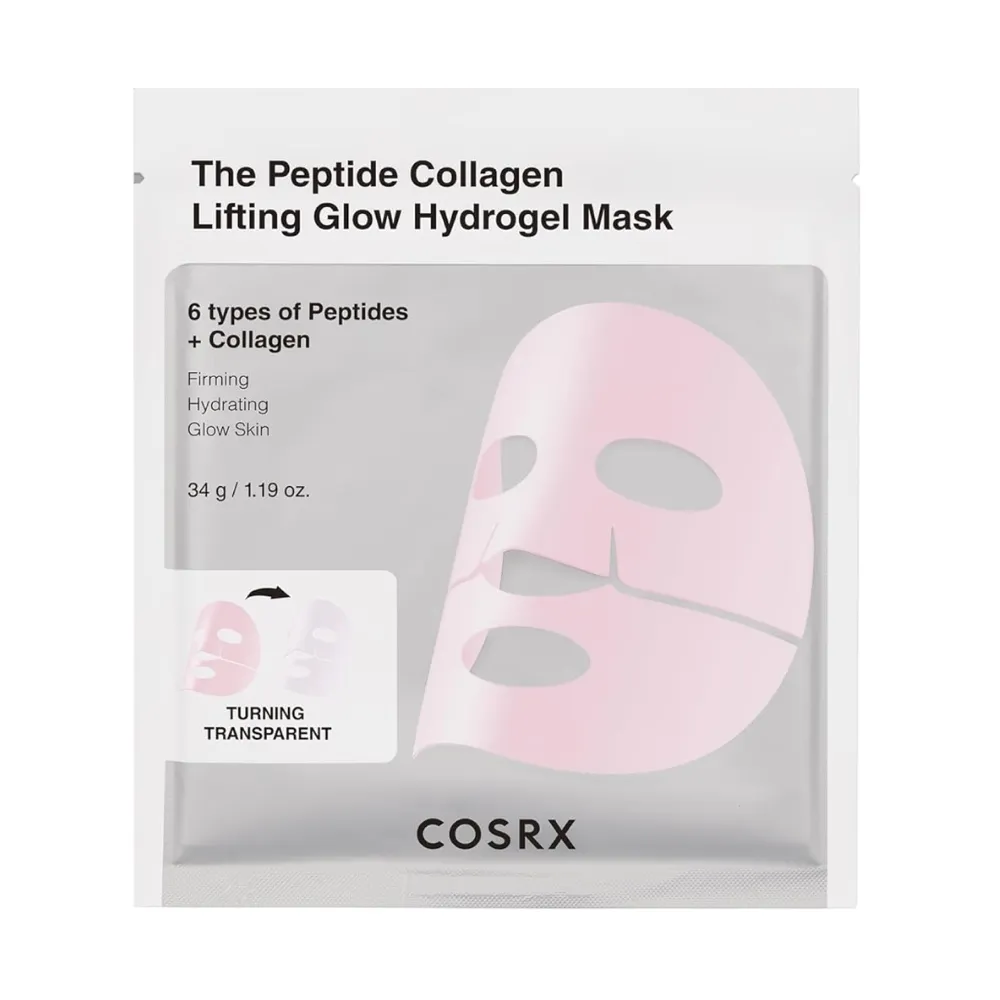 COSRX The Peptide Collagen Lifting Glow Hydrogel Mask 34g