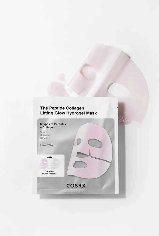 COSRX The Peptide Collagen Lifting Glow Hydrogel Mask 34g
