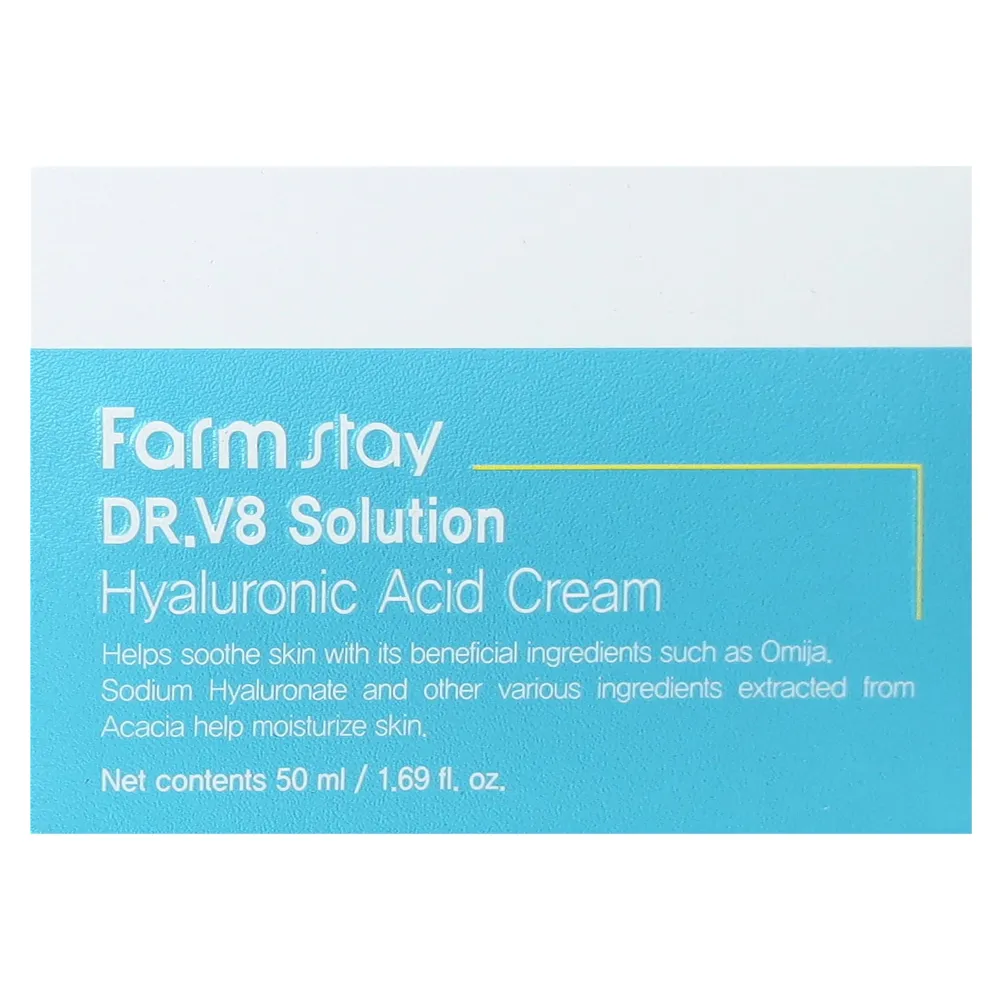 Farmstay Dr.V8 Solution Hyaluronic Acid Cream 50ml