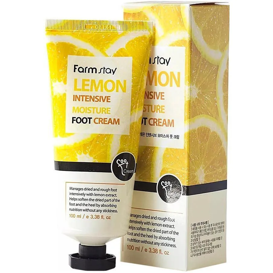 Farmstay Lemon Intensive Moisture Foot Cream 100ml