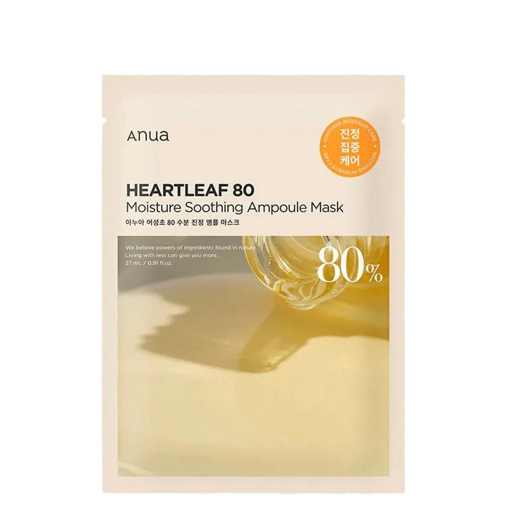 Anua Heartleaf 80 Moisture Soothing Ampoule Mask 27ml