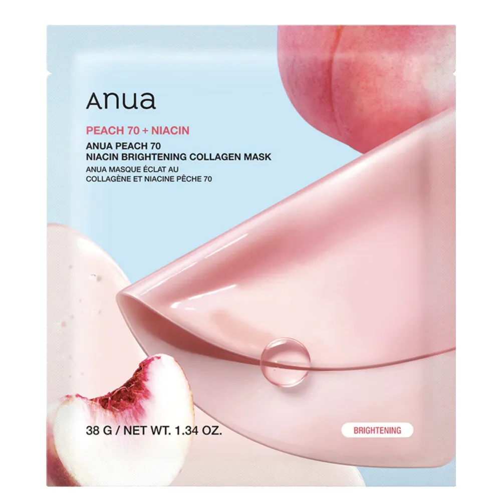 Anua Peach 70 Niacin Brightening Collagen Mask 38g