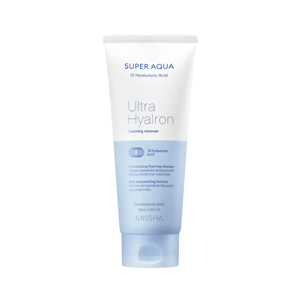 MISSHA Super Aqua Ultra Hyalron Cleansing Foam 200ml