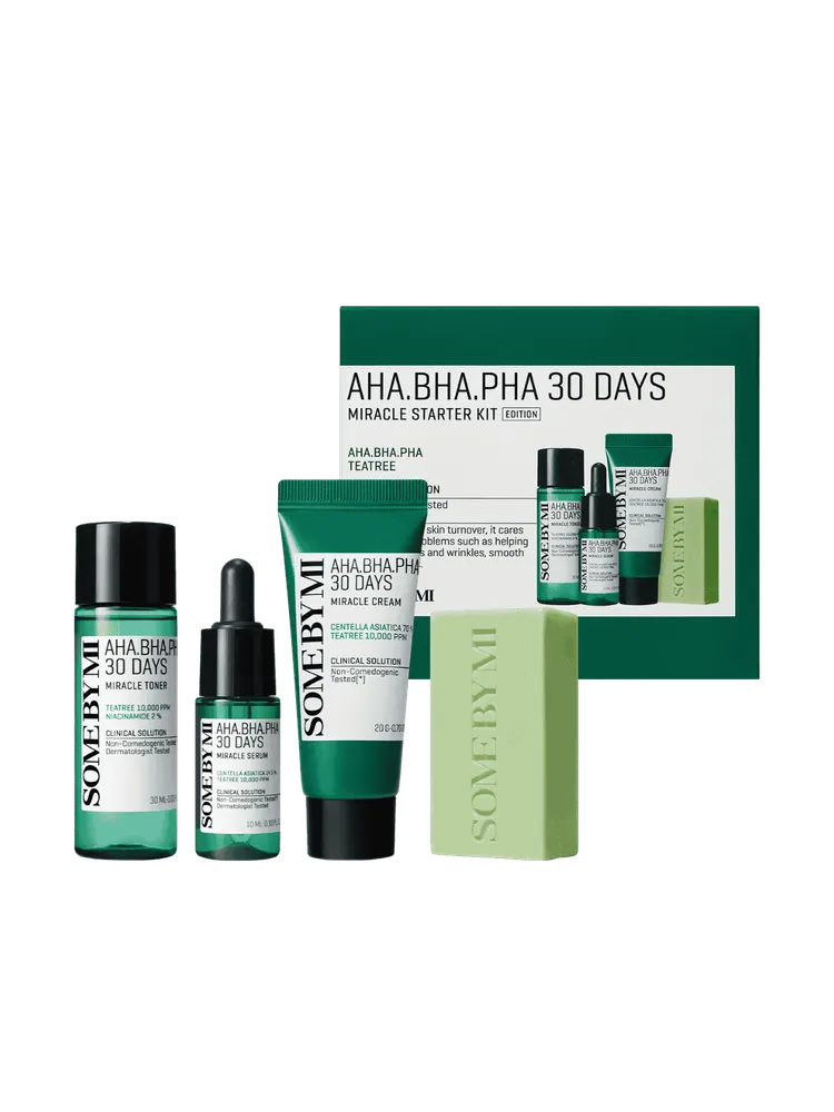 SOME BY MI AHA-BHA-PHA 30 Days Miracle Starter Kit 30g + 30ml + 10ml + 20g