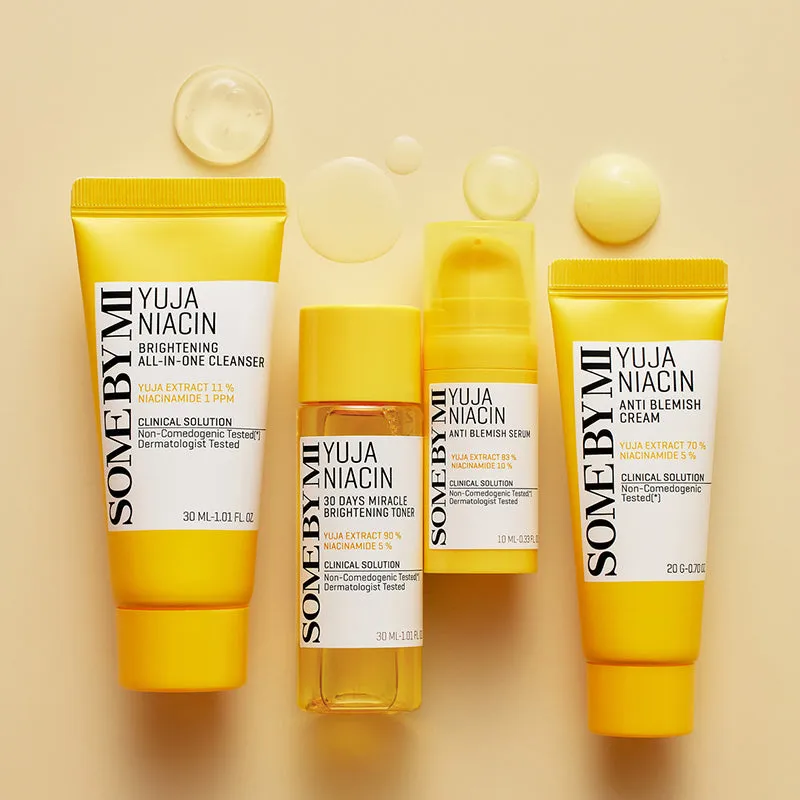 SOME BY MI Yuja Niacin Anti Blemish Starter Kit 30ml + 30ml + 10ml + 20g