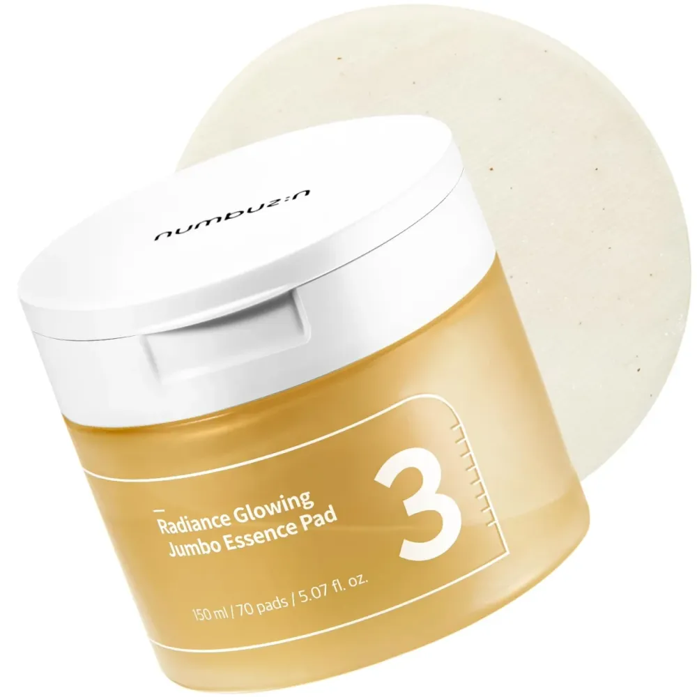 numbuzin No.3 Radiance Glowing Jumbo Essence Pad 150ml