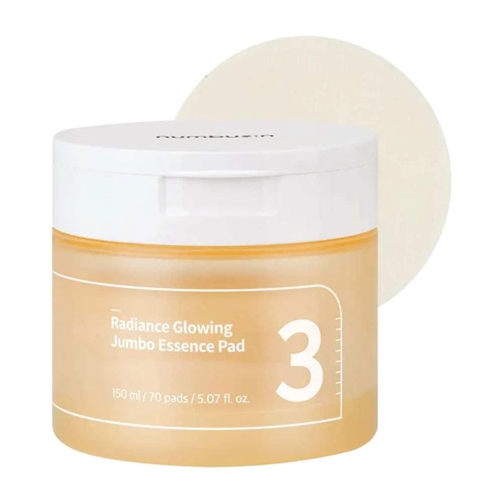 numbuzin No.3 Radiance Glowing Jumbo Essence Pad 150ml